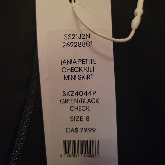 Ever New Kilt Green Black 8P - Picture 4 of 6